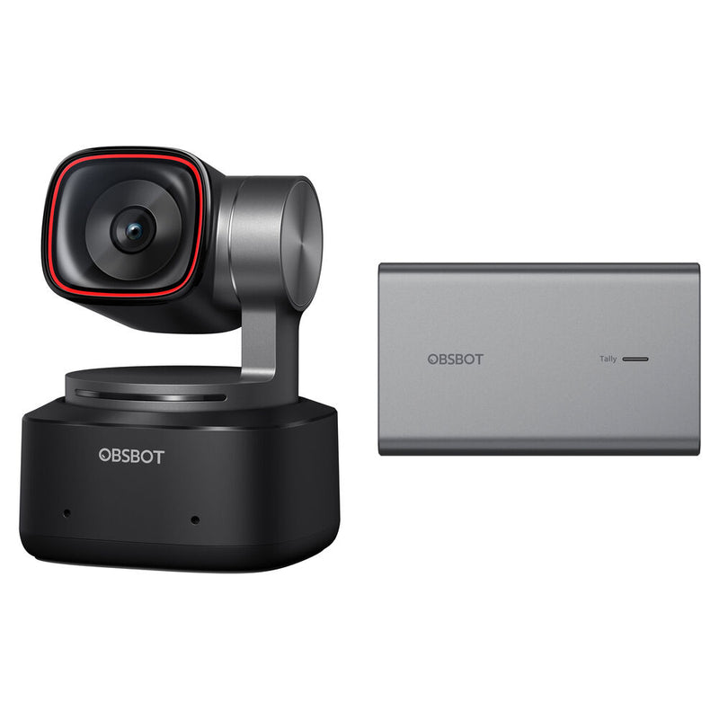OBSBOT Tiny 2 AI-Powered PTZ 4K Webcam Kit with UVC to NDI Adapter