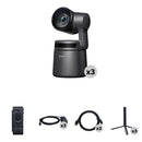 OBSBOT Tail Air 3-Camera Combo Kit with Smart Remote, PoE Adapters & Tripods