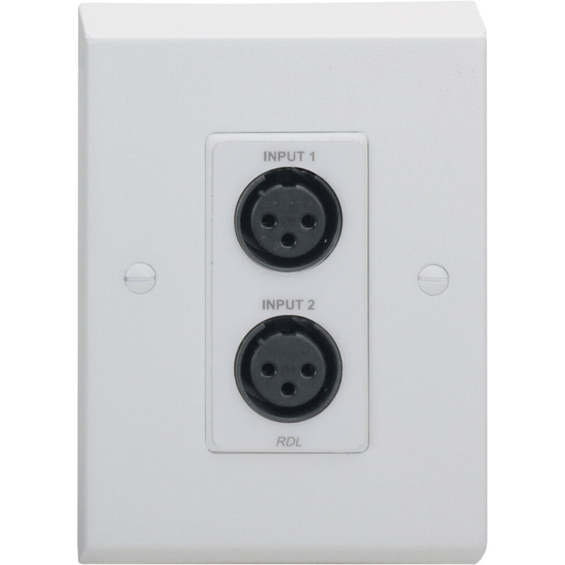 RDL European Plate Adapter (Single Gang, White)