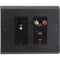RDL European Plate Adapter for 2-Single D-Style Or One Dual-Decora DD-Style Product (Black)