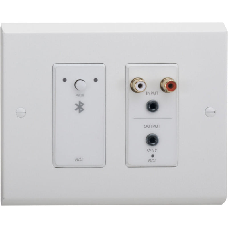RDL European Plate Adapter for 2-Single D-Style Or One Dual-Decora DD-Style Product (White)