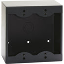 RDL SMB-2B Surface Mount Box for 2 Decora-Style Products (Black)