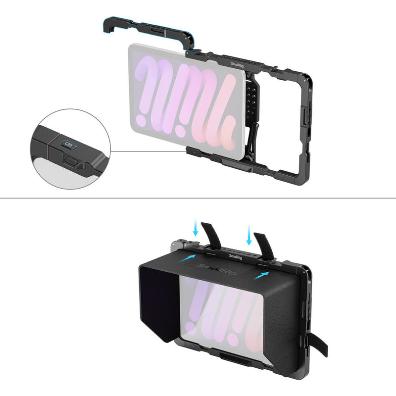 SmallRig Cage for 8.3" iPad mini 6 and mini A17 Pro Tablets