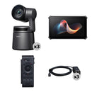 OBSBOT Tail Air PTZ 3-Camera Combo Kit with Smart Remote, PoE & Monitor