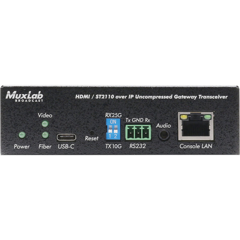 MuxLab HDMI 2.0/ST2110 over IP Gateway TRX