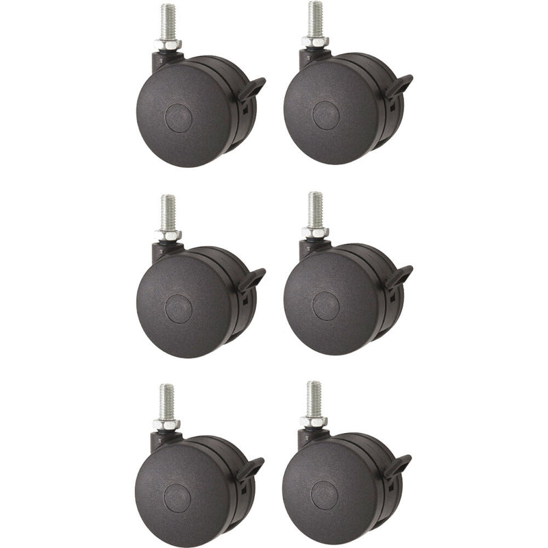 Argosy 90 Series Caster Kit with 6 Locking Casters