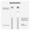 HYPER HyperDrive Next USB4 USB-C Cable (4', White)