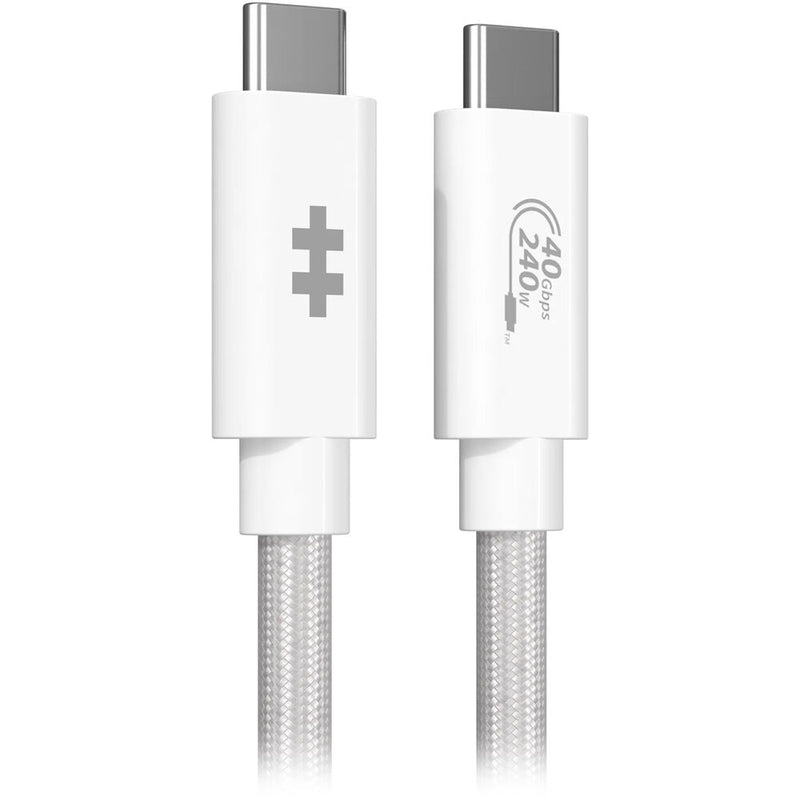 HYPER HyperDrive Next USB4 USB-C Cable (4', White)