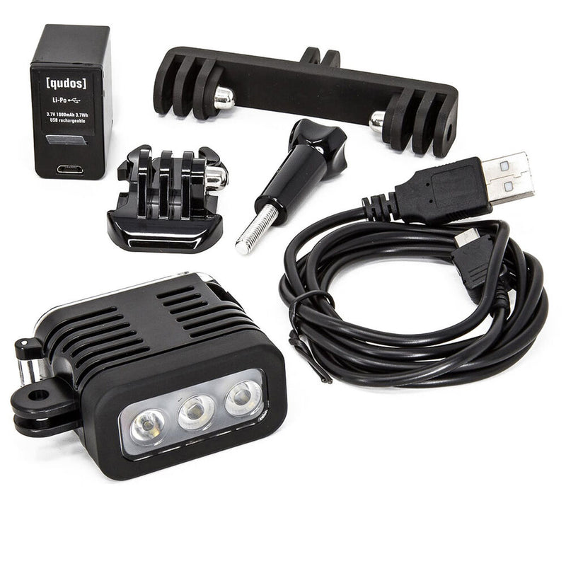 Ultimaxx Underwater LED Light with Bracket for Action Cameras
