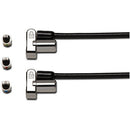 Kensington Universal 3-in-1 Keyed Cable Lock (Twin Lockheads, Custom Keyed)