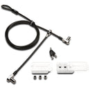 Kensington Universal 3-in-1 Keyed Cable Lock (Twin Lockheads, Custom Keyed)