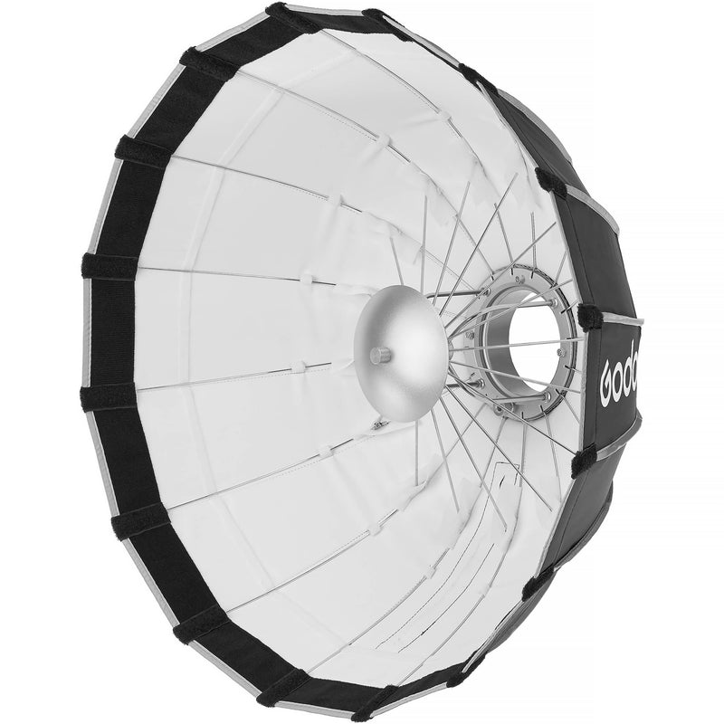Godox Bowens Mount Umbrella-Style Easy Lock Softbox (Black/White, 25.6")