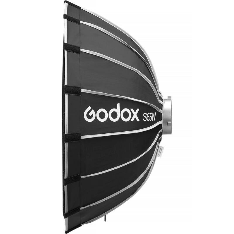 Godox Bowens Mount Umbrella-Style Easy Lock Softbox (Black/White, 25.6")