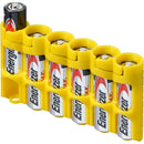 STORACELL Slim Line AA 6-Battery Holder (Yellow)