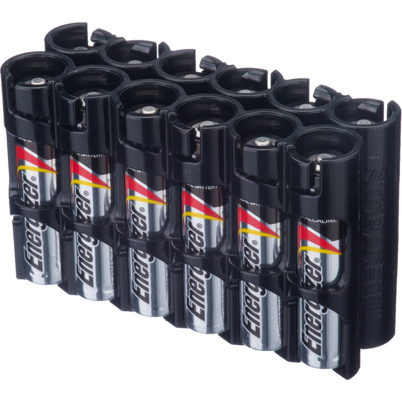 STORACELL AAA 12-Battery Case (Black)