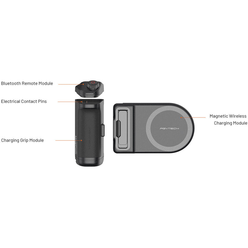 PGYTECH MagCam Phone Grip (Classic Black)
