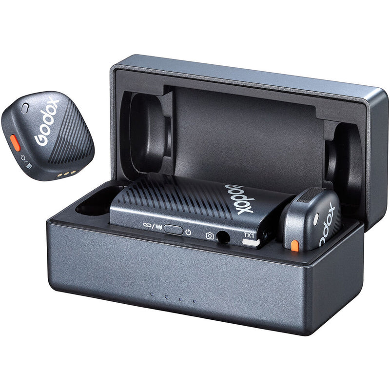 Godox Cube-C 2-Person Wireless Microphone System Combo Kit 1 for Cameras and Mobile Devices (2.4 GHz)