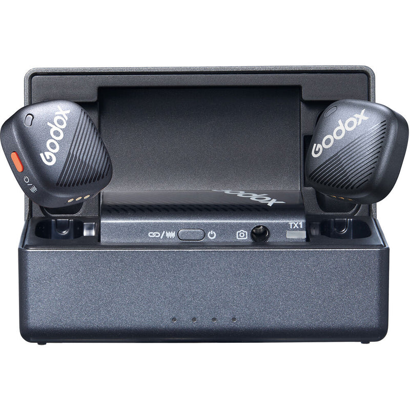 Godox Cube-C 2-Person Wireless Microphone System Combo Kit 1 for Cameras and Mobile Devices (2.4 GHz)