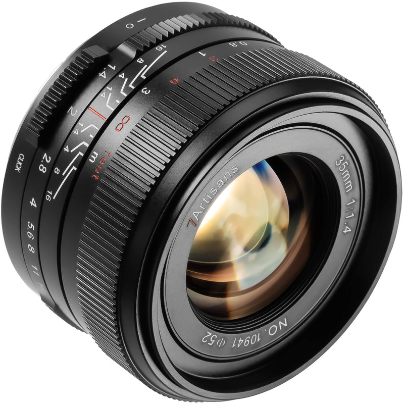 7Artisans 35mm f/1.4 Mark III Lens (Sony E, Titanium Gray)