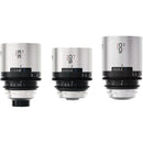 BLAZAR LENS Remus 1.5x Full-Frame Anamorphic 33, 50, and 100mm 3-Lens Set (ARRI PL, Silver Flare)