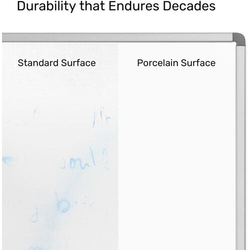 Luxor Porcelain Wall-Mounted Dry-Erase Whiteboard (36 x 24")