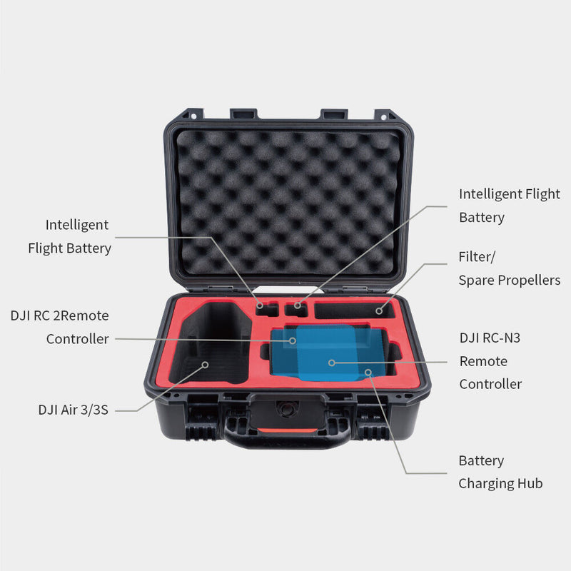PGYTECH Safety Carrying Case for DJI Air 3/3S