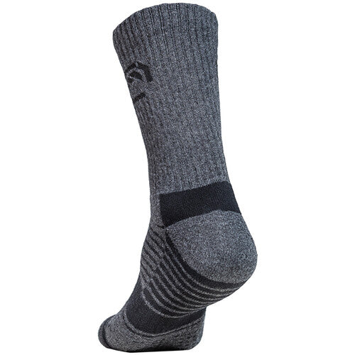 Vallerret Merino Wool Crew Sock (Gray Winter, 9-12)