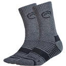 Vallerret Merino Wool Crew Sock (Gray Winter, 9-12)