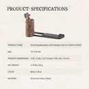 Tilta Mounting Baseplate with Wooden Grip for FUJIFILM X100VI (Silver)
