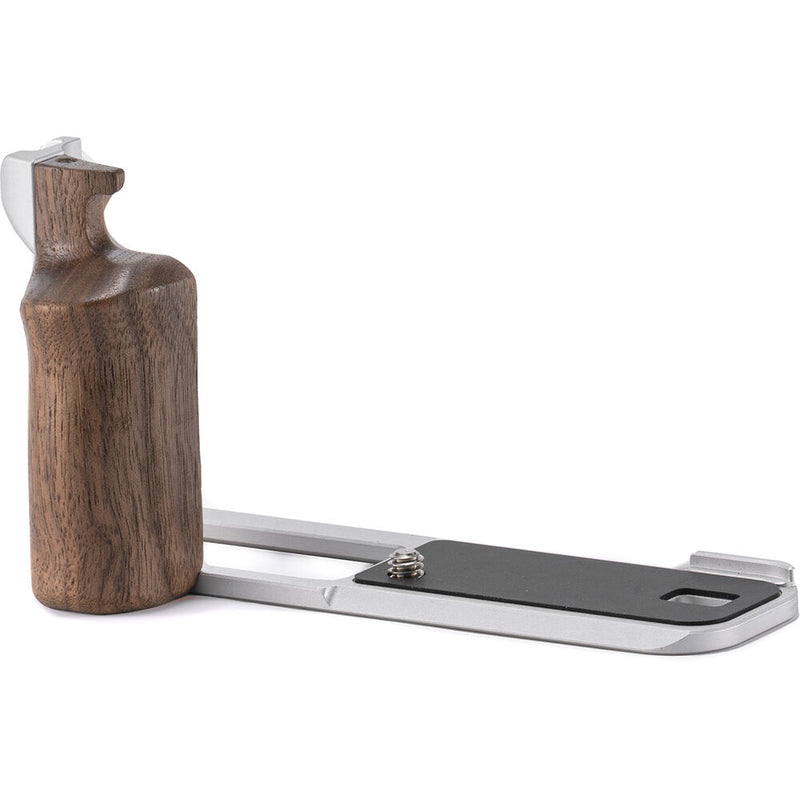 Tilta Mounting Baseplate with Wooden Grip for FUJIFILM X100VI (Silver)