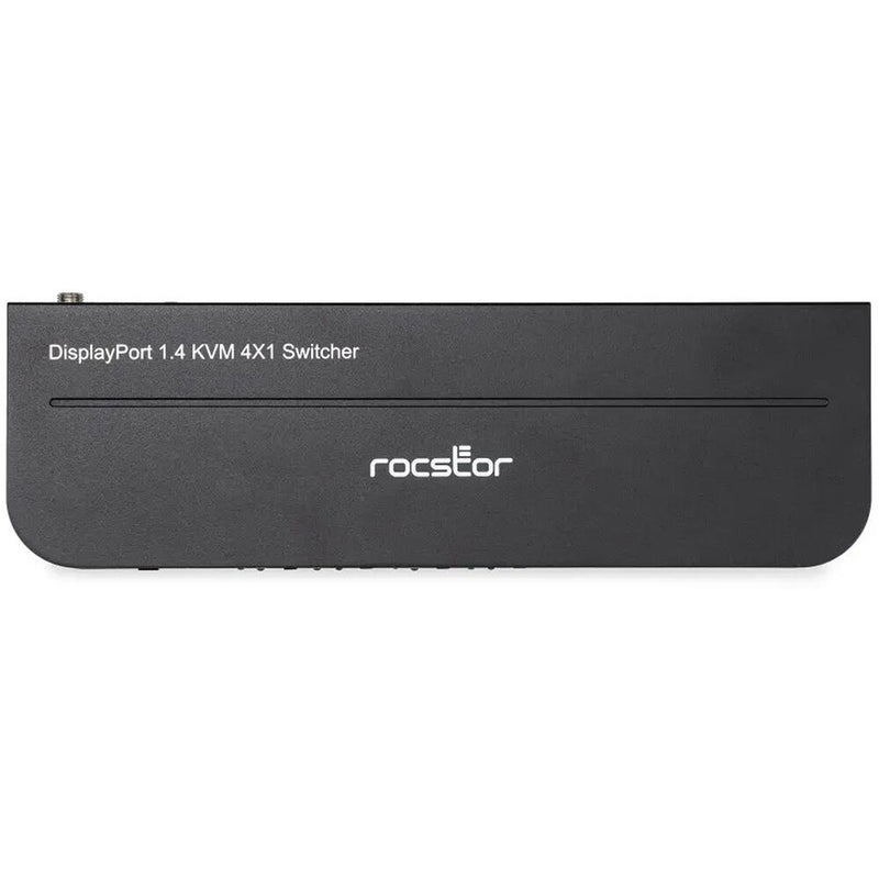 Rocstor SolidKVM SK04 DisplayPort 1.4 and USB 3.0 KVM Switch