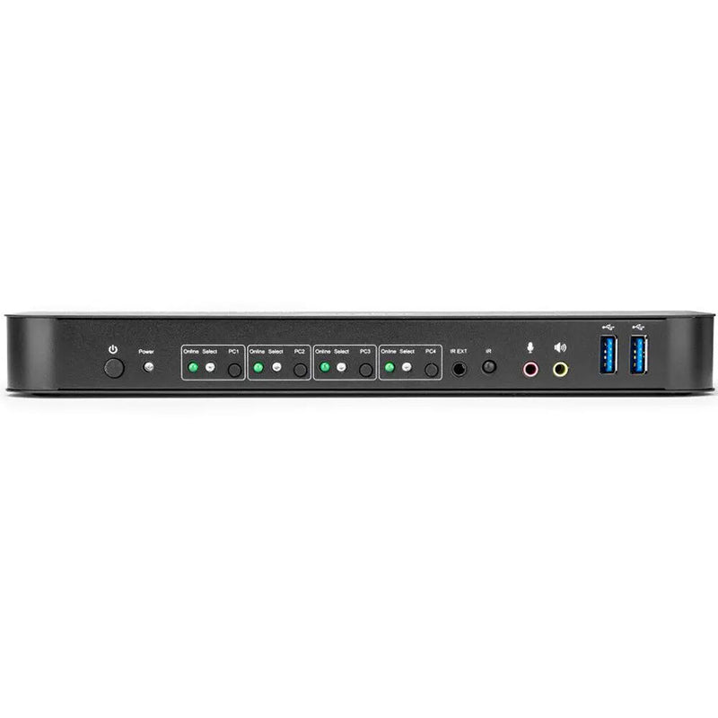 Rocstor SolidKVM SK04 DisplayPort 1.4 and USB 3.0 KVM Switch