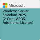 Microsoft Windows Server Standard 2025 (2-Core, APOS, Additional License)