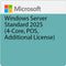 Microsoft Windows Server Standard 2025 (4-Core, POS, Additional License)