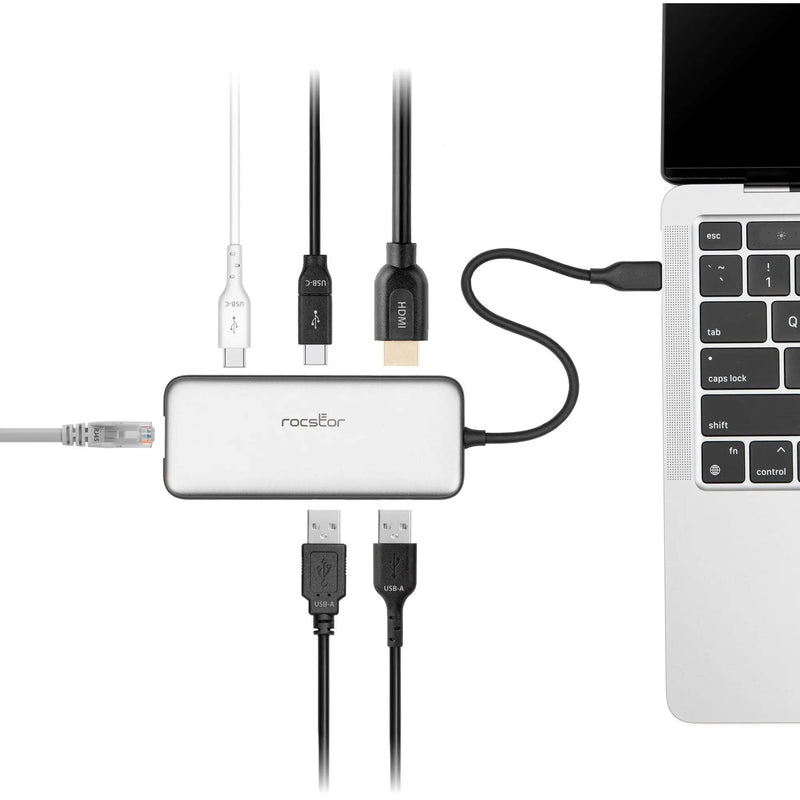 Rocstor 6-in-1 USB-C 3.2 Gen 2 Hub