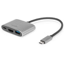 Rocstor USB-C 3-in-1 Multiport Adapter with DP 1.4 Alt Mode