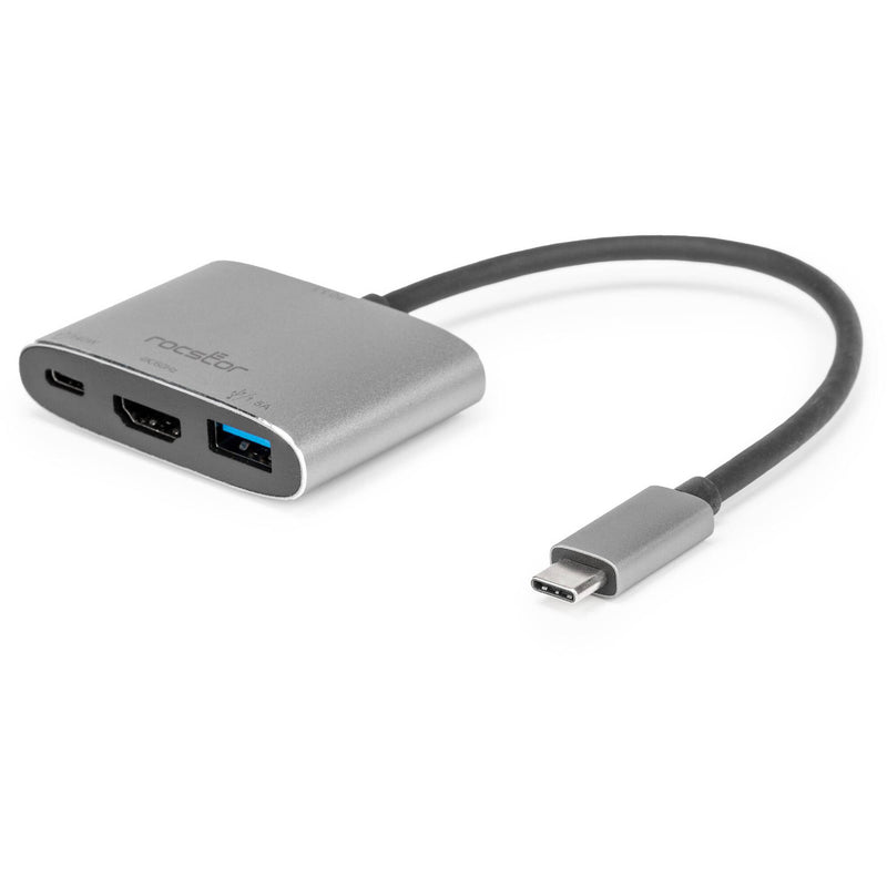 Rocstor USB-C 3-in-1 Multiport Adapter with DP 1.4 Alt Mode