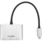 Rocstor USB-C 3-in-1 Multiport Adapter with DP 1.4 Alt Mode