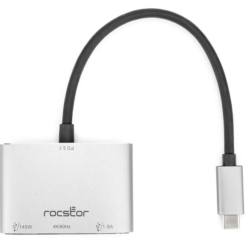 Rocstor USB-C 3-in-1 Multiport Adapter with DP 1.4 Alt Mode