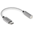 Rocstor USB-C to Hi-Res 3.5mm Audio Adapter (Silver)