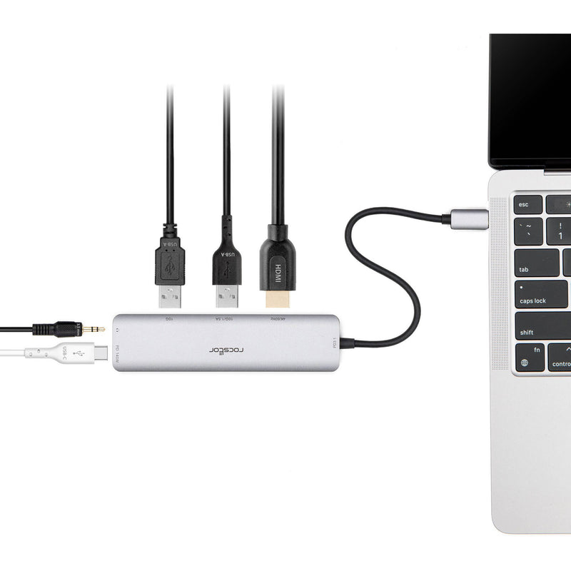 Rocstor 5-in-1 USB-C 3.2 Gen 2 Hub
