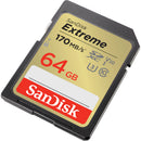 SanDisk 64GB Extreme UHS-I SDXC Memory Card Kit (5-Pack)