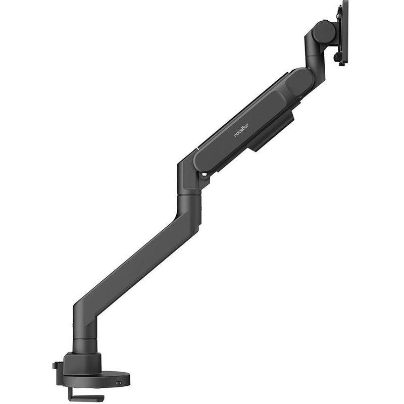 Rocstor ErgoReach ED7 Single Ergonomic Heavy-Duty Monitor Arm with USB-A & USB-C Ports