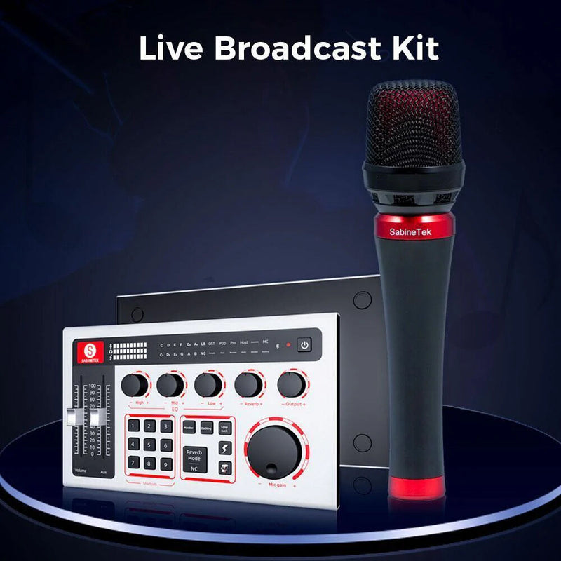 Sabinetek SabineCast Bluetooth Audio Mixer and Sound Board