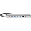 Rocstor USB-C 11-in-1 Dual Display Portable Dock with DP 1.4 Alt Mode