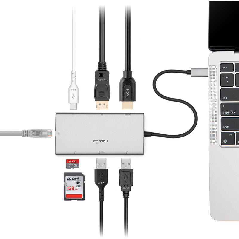 Rocstor 7-in-1 USB-C 3.2 Gen 1 Hub