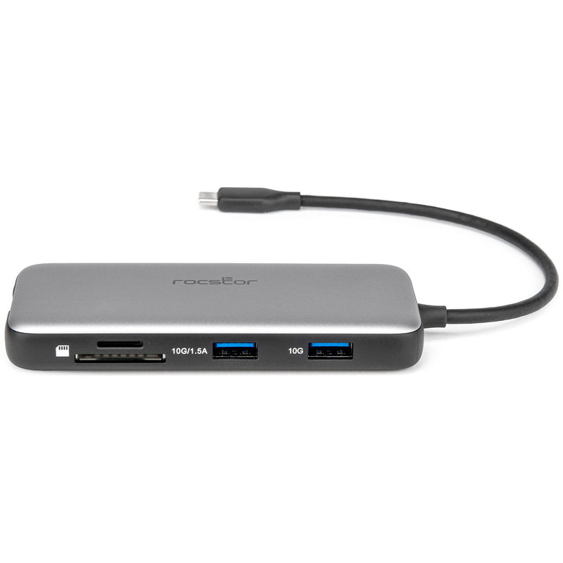 Rocstor 8-in-1 USB-C 3.2 Gen 2 Hub