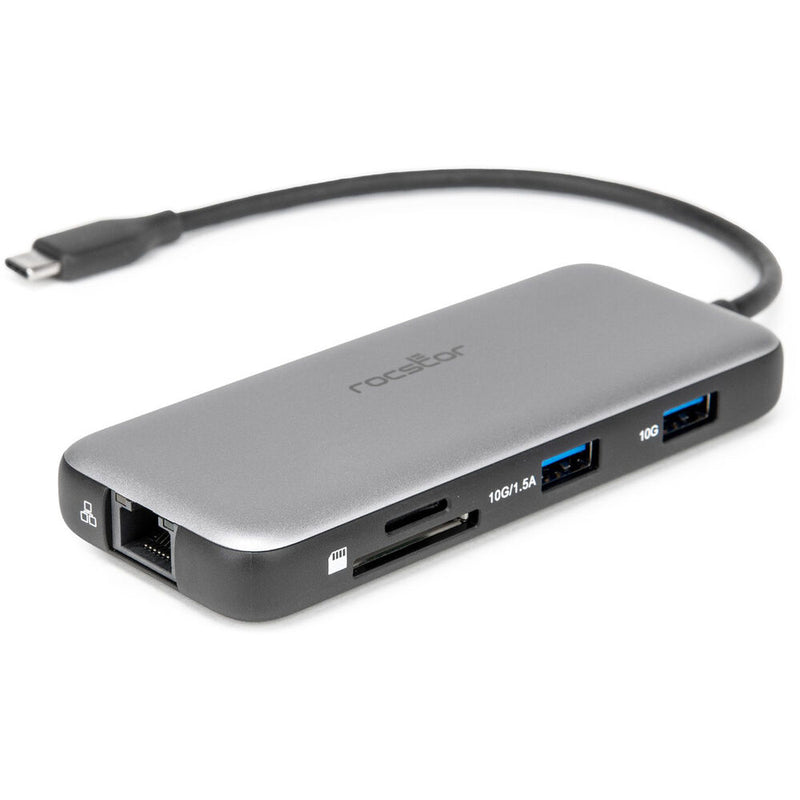 Rocstor 8-in-1 USB-C 3.2 Gen 2 Hub