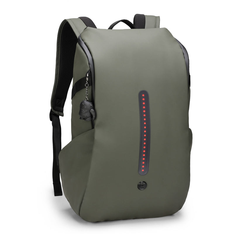 Swissdigital LAMONE L Backpack with LED (Dark Green, 18L)