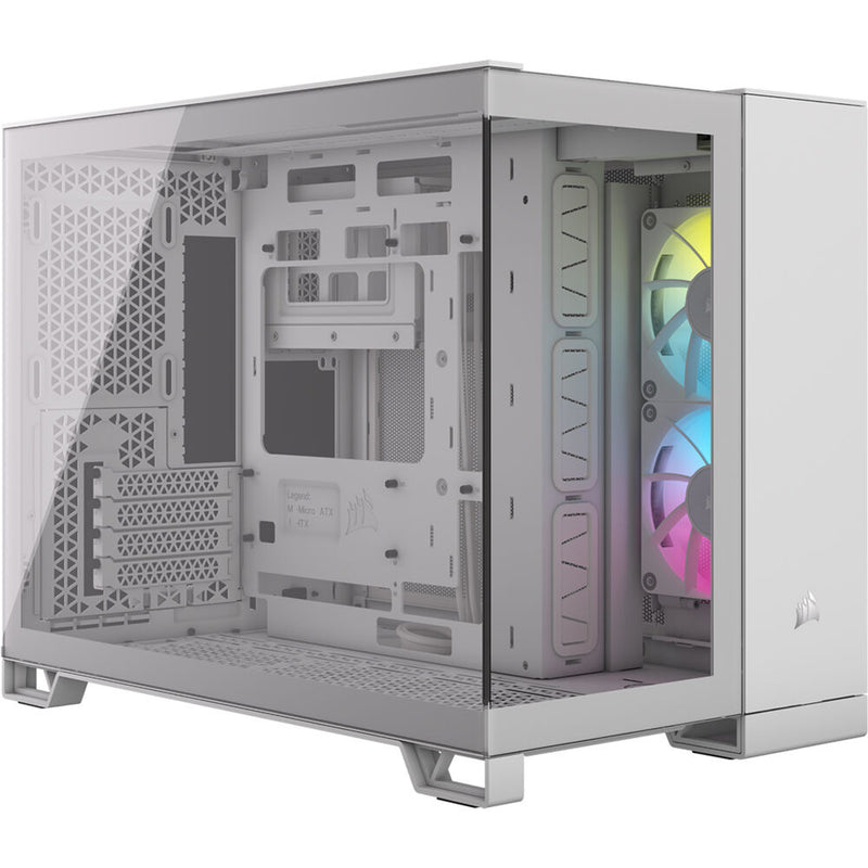 Corsair iCUE LINK 2500X RGB Mid-Tower Dual Chamber Case (White)
